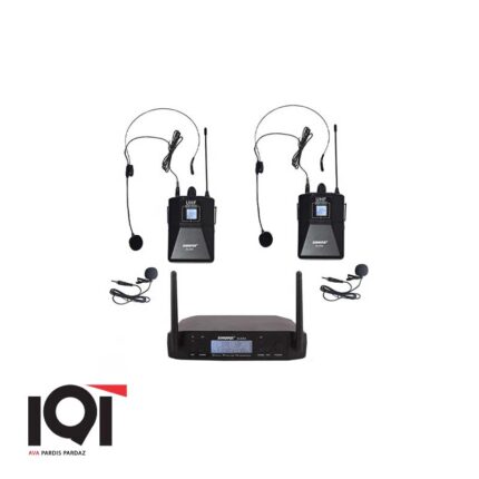 میکروفن بیسیم یقه ای هدمیک شور GLX-D4